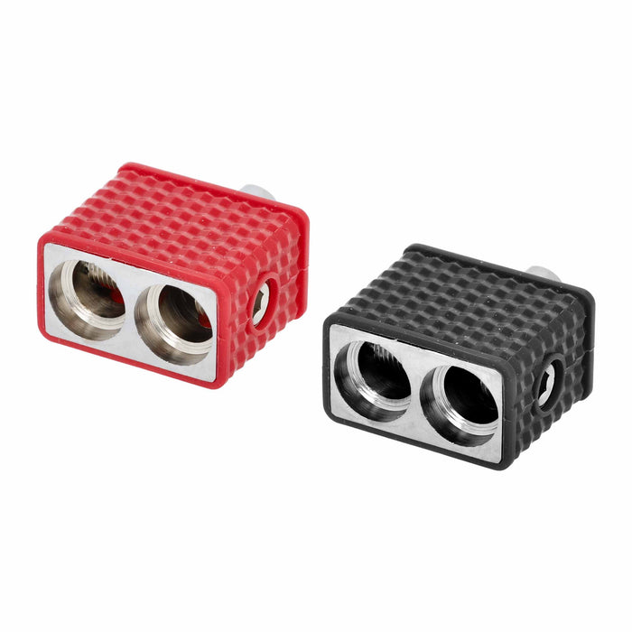 The Install Bay IBWRD00 Dual 1/0 AWG To 1/0 AWG Input Wire Reducers (Pair)