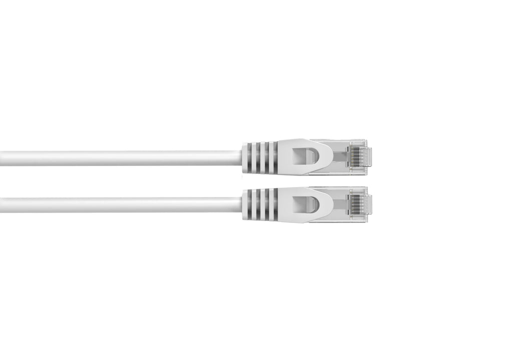 Cat6 Slim Patch Cable 28AWG Bare Copper RJ-45 Ethernet Cable 5ft - White