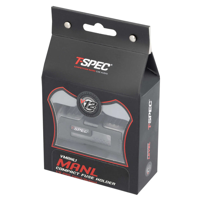 T-spec VMANL1 MANL 1/0-4 AWG Black Nickel Finish Fuse Holder