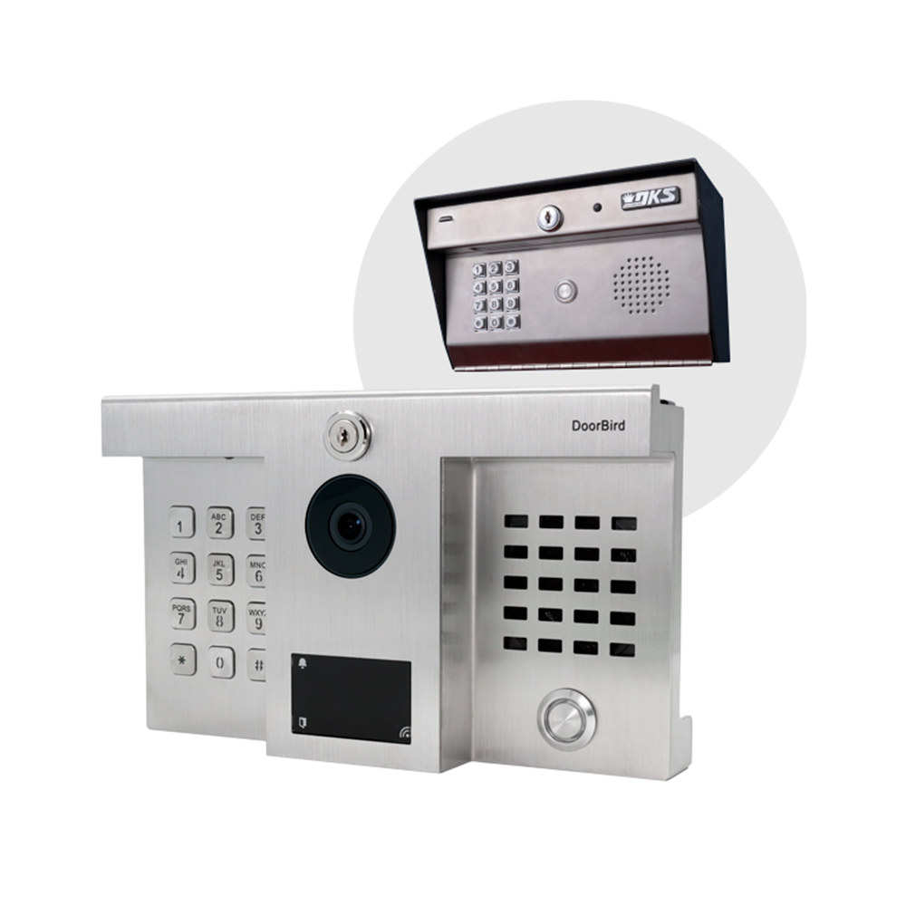DoorBird D1812 IP Video Intercom 1080p Ultra‑Wide Camera PoE RFID Read ...