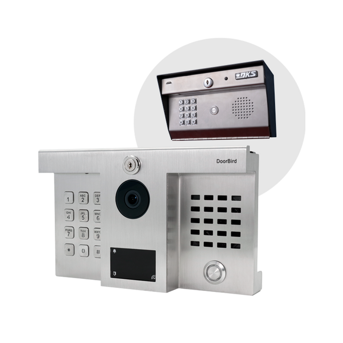 DoorBird D1812 IP Video Intercom 1080p Ultra‑Wide Camera PoE RFID Reader Keypad 4D Motion Sensor – Stainless Steel