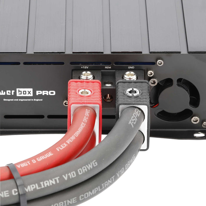 The Install Bay IBWRD00 Dual 1/0 AWG To 1/0 AWG Input Wire Reducers (Pair)