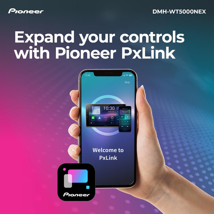 Pioneer DMH-WT5000NEX 9" Floating Touchscreen Digital Multimedia Receiver with Wireless CarPlay, Android Auto and Alexa
