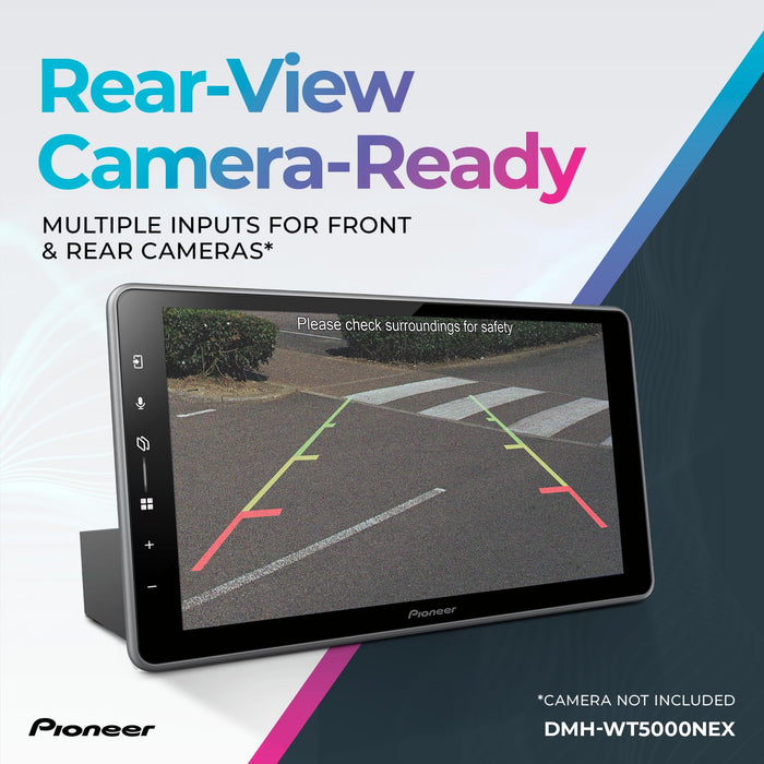 Pioneer DMH-WT5000NEX 9" Floating Touchscreen Digital Multimedia Receiver with Wireless CarPlay, Android Auto and Alexa