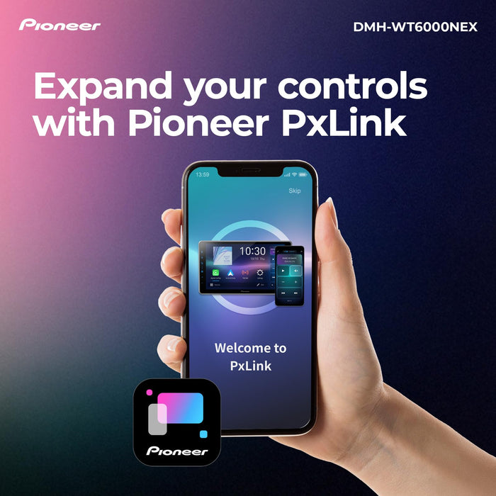 Pioneer DMH-WT6000NEX 10.1" HD Touchscreen Digital Media Receiver with Wireless Apple CarPlay, Android Auto & Alexa Built-In