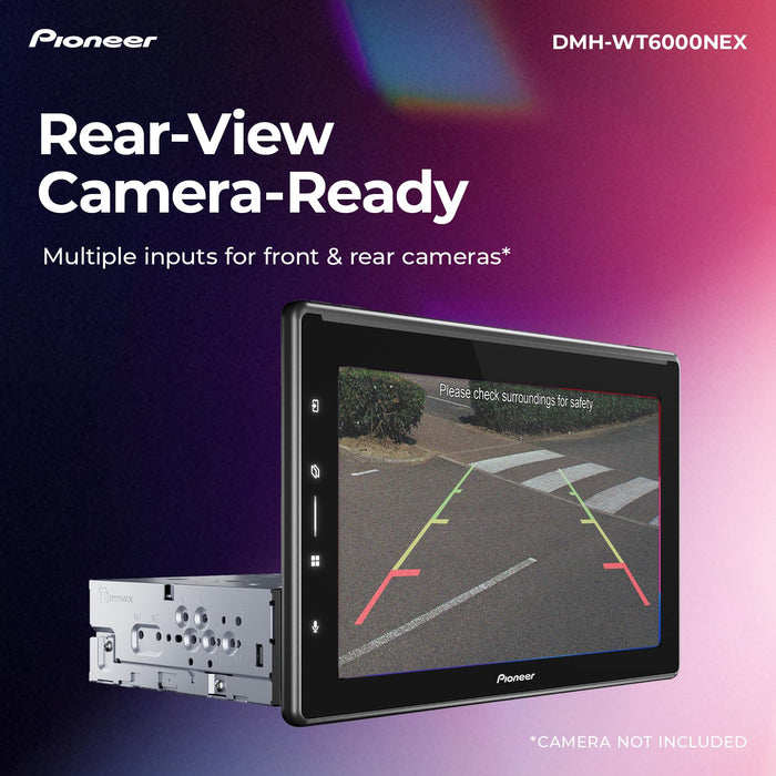 Pioneer DMH-WT6000NEX 10.1" HD Touchscreen Digital Media Receiver with Wireless Apple CarPlay, Android Auto & Alexa Built-In