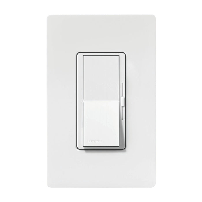 Lutron DVCL-153P-WH Diva LED+ Dimmer Switch White 150W LED 600W Incandescent Halogen 3-Way Single-Pole