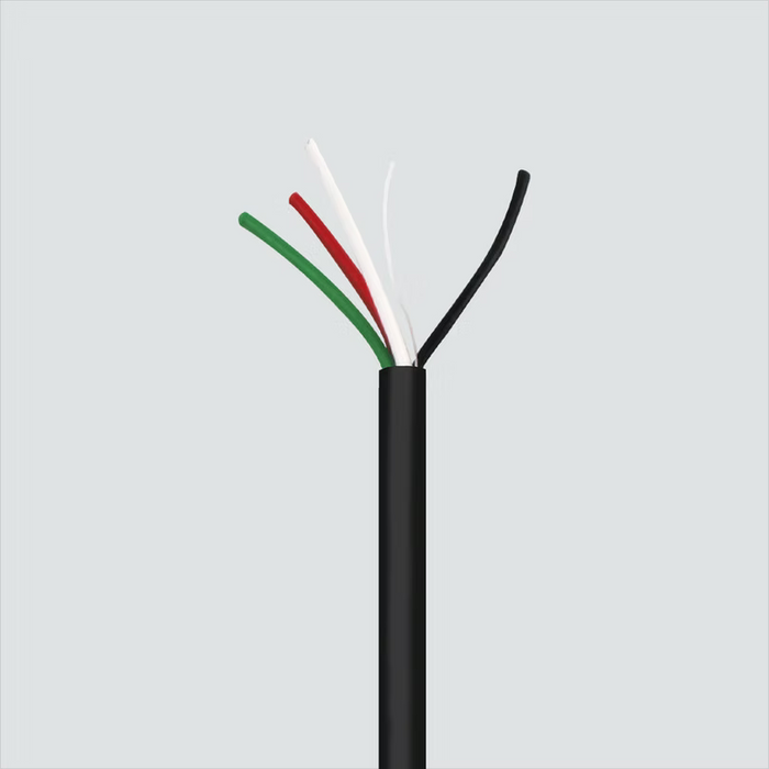 Wavenet AC1404OSPBK3-500 14AWG 4 Conductors (65) Glossy PVC Audio Cable RIB (Reel-In-Box) 500Feet -Black
