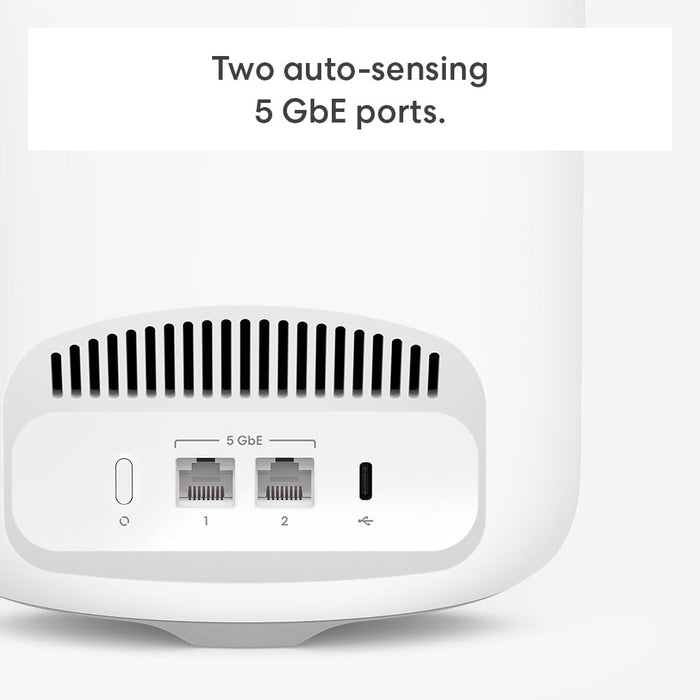 eero Pro 7 Tri-band Mesh Wifi 7 Router BE10800 5 Gigabit Ethernet and 3.9 Gbps Wireless Speeds