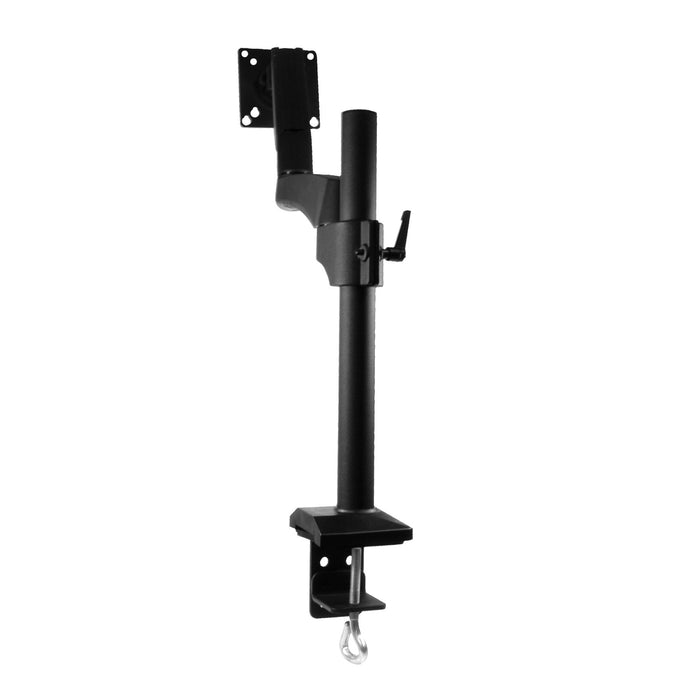 Ematic EMM270 Single Monitor Desk Stand with Full Motion 45 Degree Tilt for 10-22-Inch Monitor