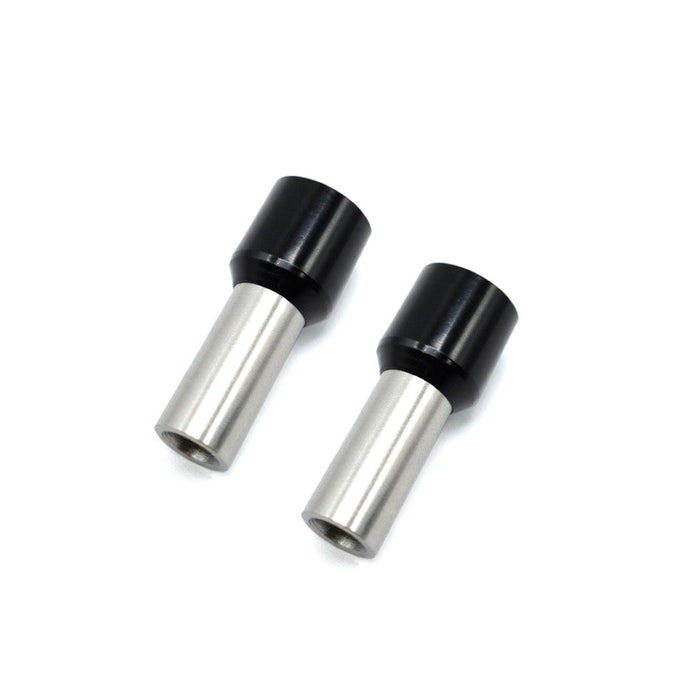 The Wires Zone 4 Gauge Wire Ferrule Connectors Black Barrel - (25 pack)