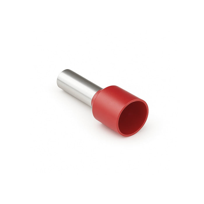 The Wires Zone 8 Gauge Wire Ferrule Connectors Red Barrel - (25 pack)