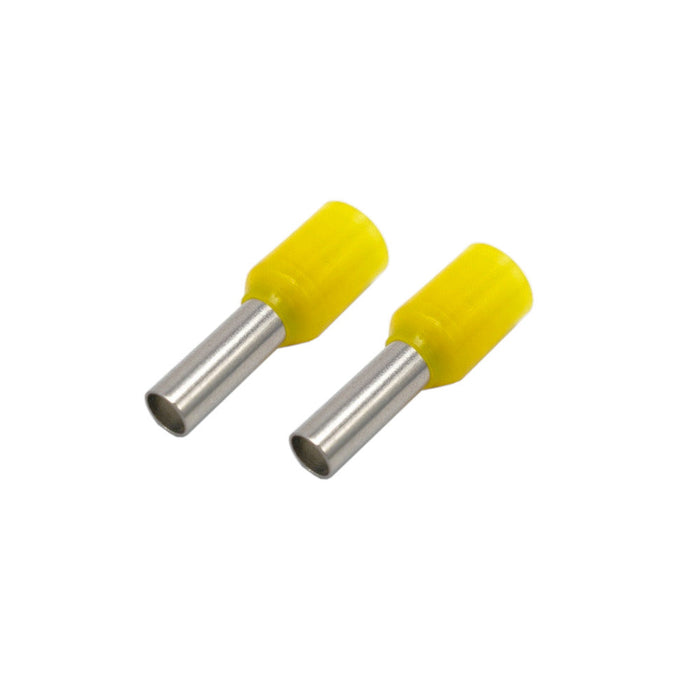 The Wires Zone 12 Gauge Wire Ferrule Connectors Yellow Barrel - (50 pack)
