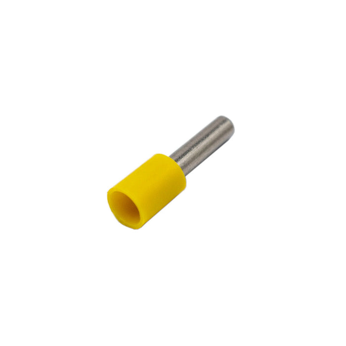 The Wires Zone 12 Gauge Wire Ferrule Connectors Yellow Barrel - (50 pack)