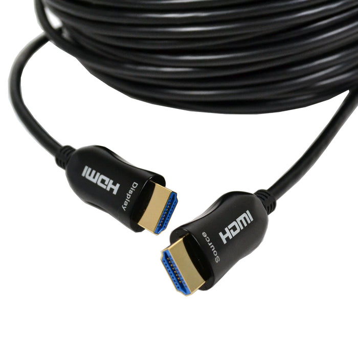 Logico HDFB60BK Super High-Speed Fiber Optic HDMI Cable HDR 4K Ultra HD - 60 ft