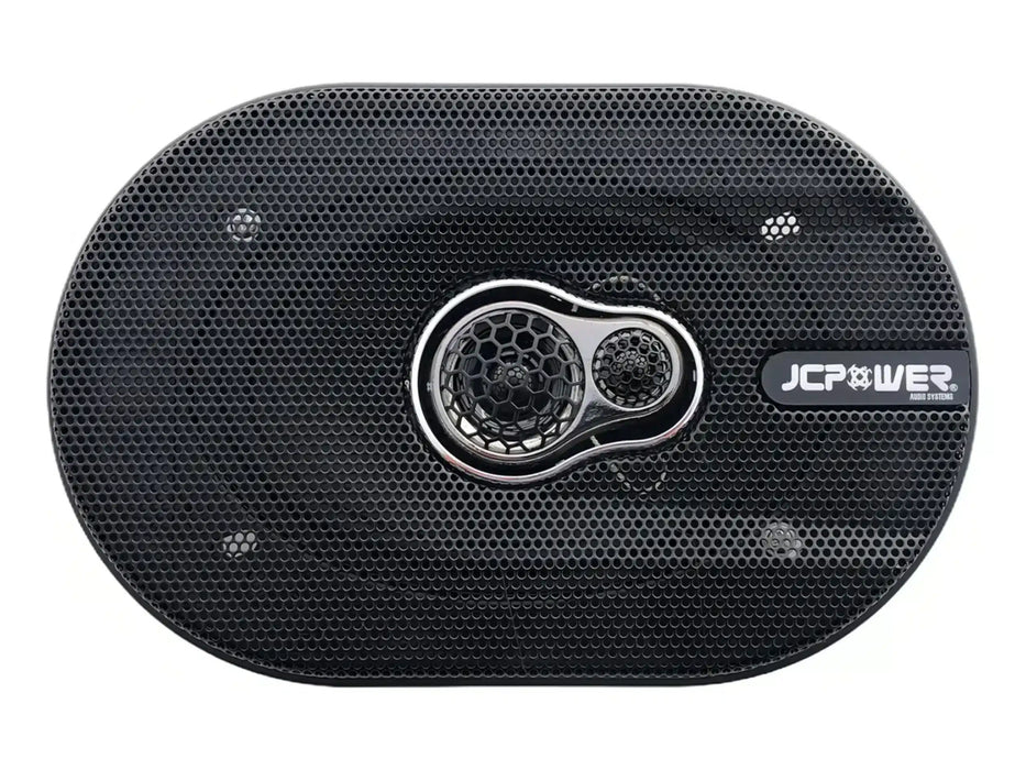 JCPower JC462 2-Way 4×6″ 250 Watt 4 Ohms Full-Range Coaxial Speaker Set Car Audio