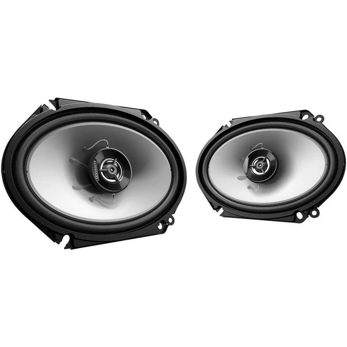 Kenwood KFC-C6866S 6"x 8" 2‑Way 250 Watt Car Stereo Speakers - Pair