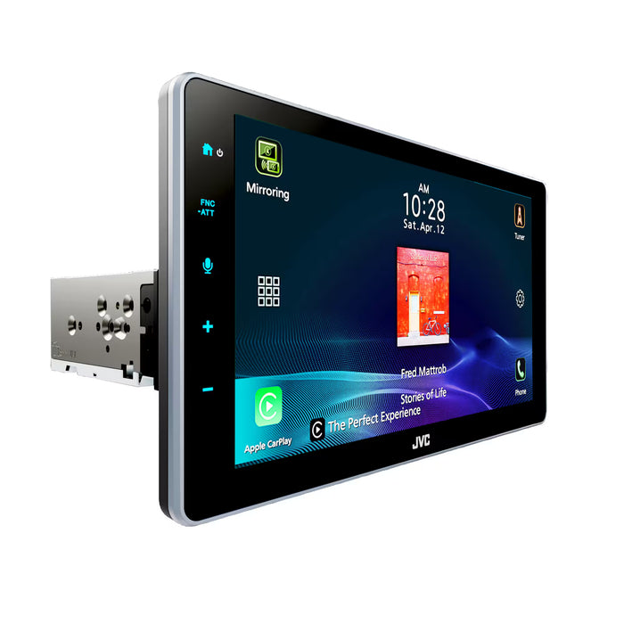 JVC KW-Z900W 9" Floating Display Apple CarPlay Android Auto Multimedia Receiver with Bluetooth, SiriusXM iDatalink Maestro Ready