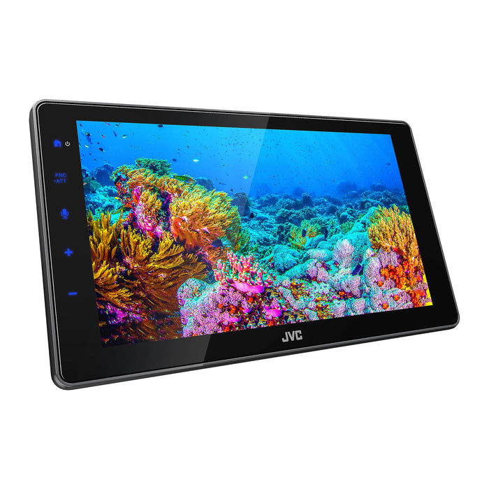 JVC KW-Z900W 9" Floating Display Apple CarPlay Android Auto Multimedia Receiver with Bluetooth, SiriusXM iDatalink Maestro Ready