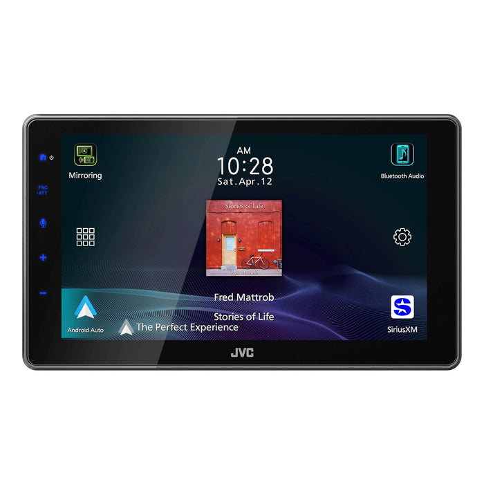 JVC KW-Z900W 9" Floating Display Apple CarPlay Android Auto Multimedia Receiver with Bluetooth, SiriusXM iDatalink Maestro Ready