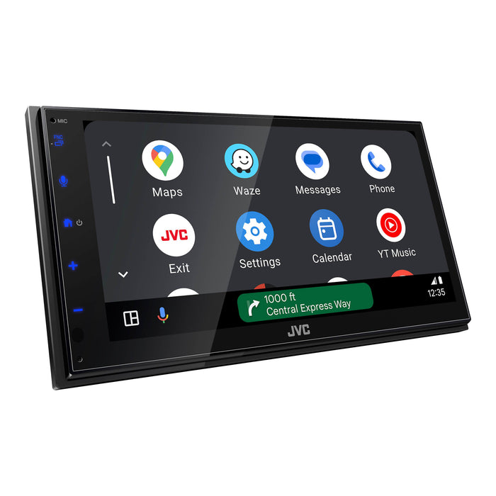 JVC KW-M695BW 6.8" Touchscreen Digital Multimedia Receiver w/ Wireless Apple CarPlay Android Auto Bluetooth, SiriusXM Ready, iDatalink Maestro Ready