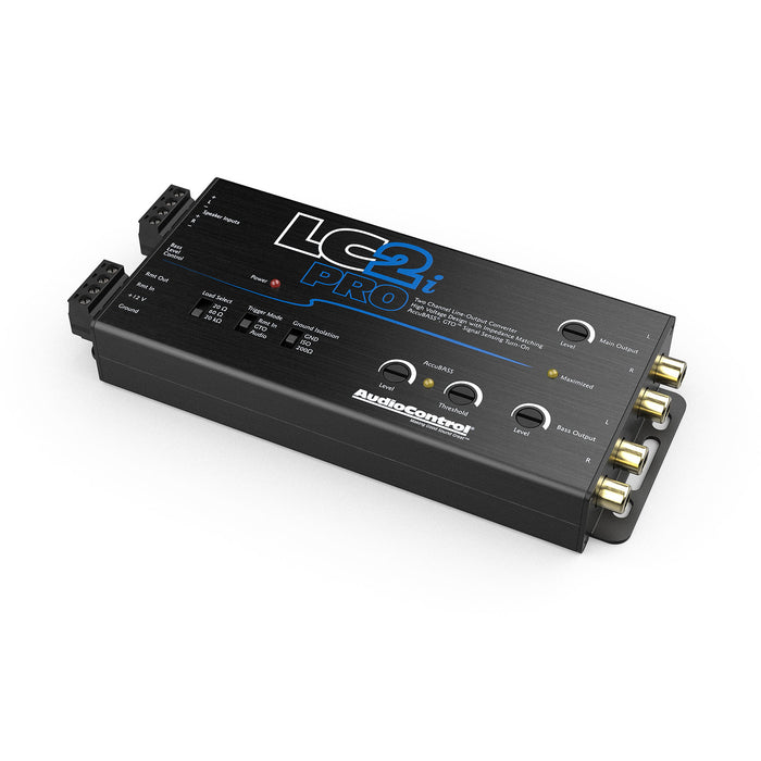 AudioControl LC2i PRO Black 2-Channel Line Output Converter with AccuBASS