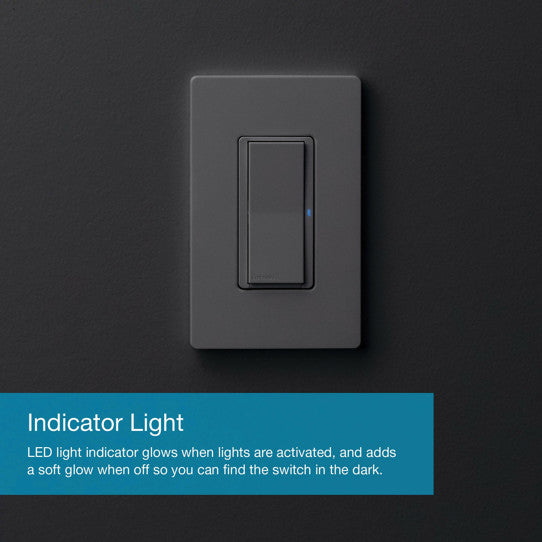Lutron DVRF-5NS-WH Claro Smart Switch For Caseta Smart Lighting, White