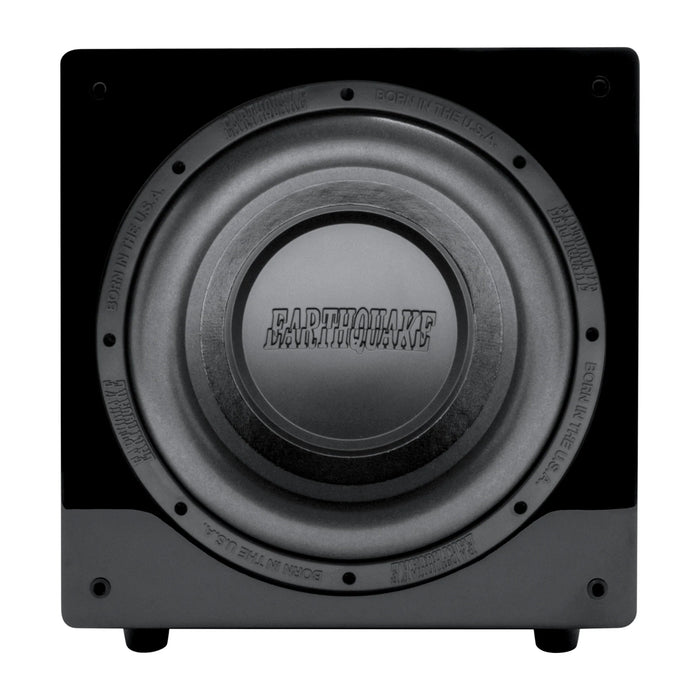 Earthquake Sound MiniMe DSP P-12 Compact Powered Subwoofer 12" 600W DSP Control and SLAPS Passive Radiator Technology