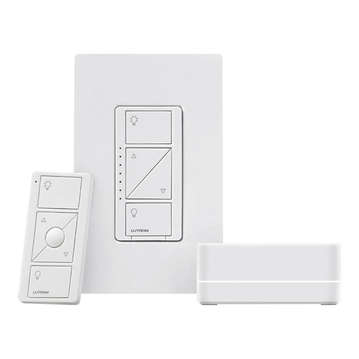 Lutron P-BDG-PKG1W Caseta Wireless Smart Lighting Dimmer Switch Starter Kit