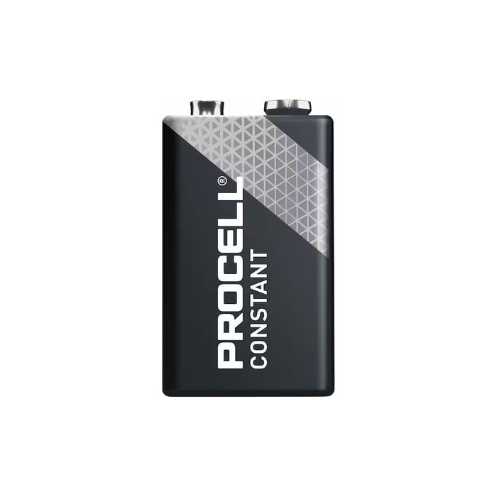 Procell Constant Size 9 Volt Industrial 9V Alkaline Battery - (12 Pack)