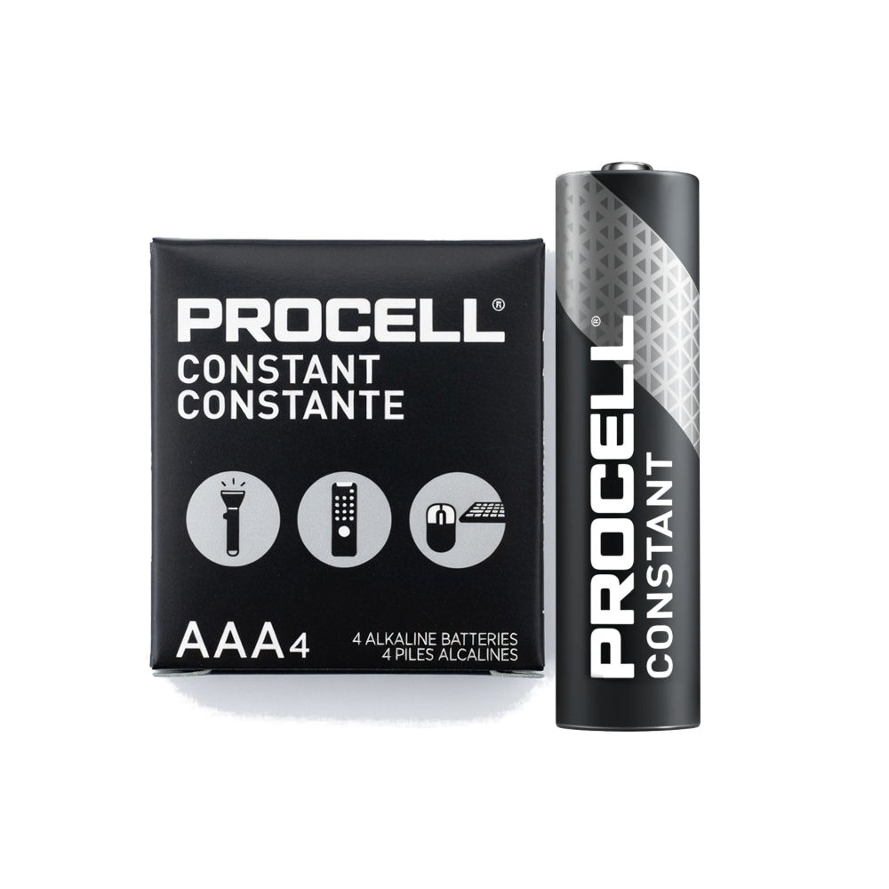 PROCELL Constant AAA 1.5V Long-Lasting Alkaline Batteries (4 Pack ...