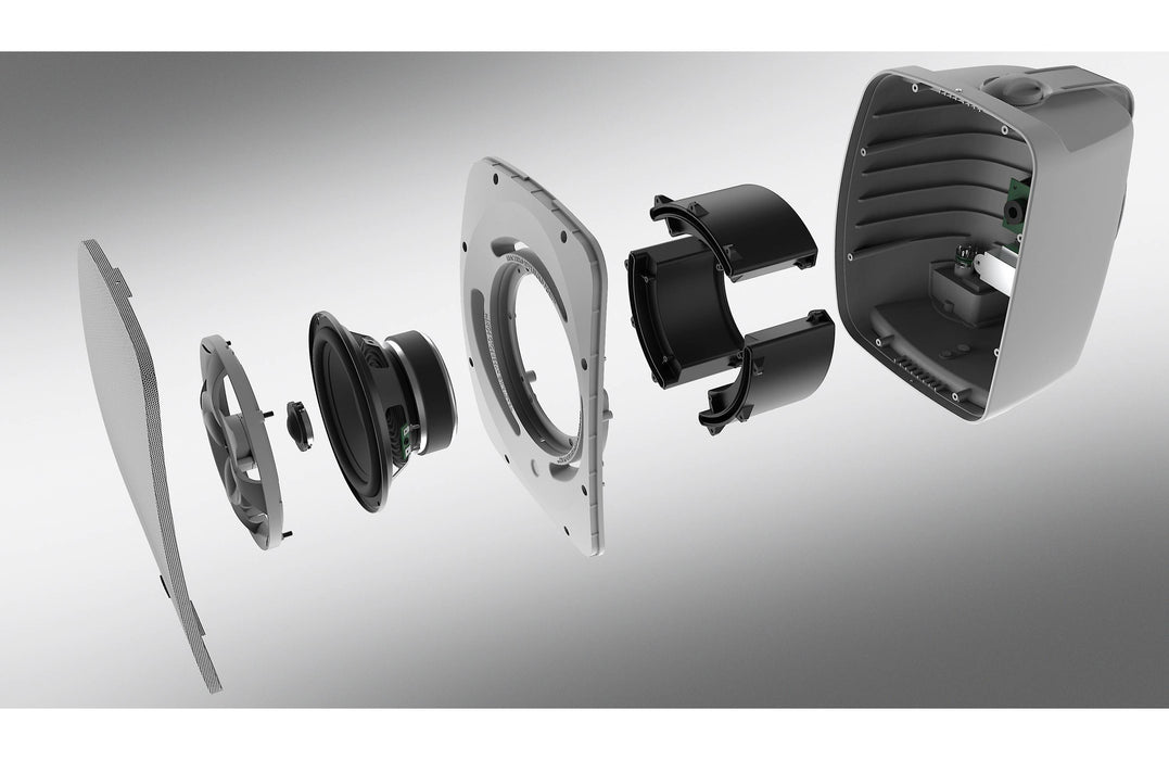 Klipsch PSM-650-T 6.5” Indoor/Outdoor 70V/100V/8Ohm Surface Mount speaker - White