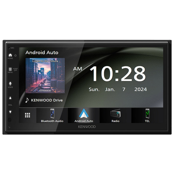 Kenwood DMX50S 6.8" Digital Multimedia Monitor Receiver with Wireless Apple CarPlay Android Auto Bluetooth