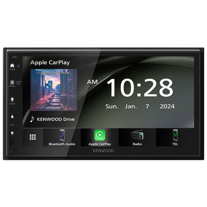 Kenwood DMX50S 6.8" Digital Multimedia Monitor Receiver with Wireless Apple CarPlay Android Auto Bluetooth
