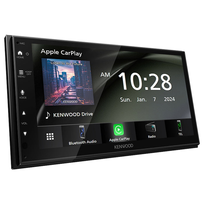 Kenwood DMX50S 6.8" Digital Multimedia Monitor Receiver with Wireless Apple CarPlay Android Auto Bluetooth