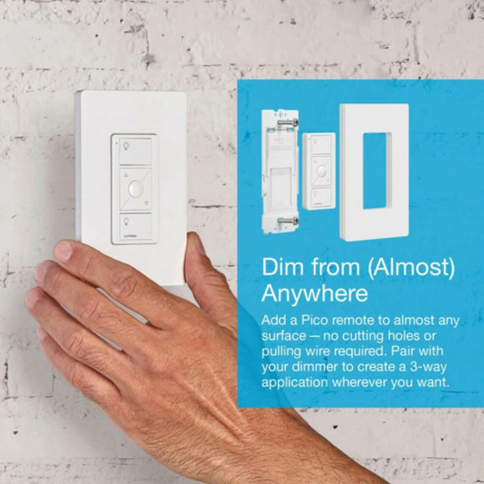 Lutron PD-6WCL-WH Caseta Wireless Multi-Location In-Wall Dimmer (White)