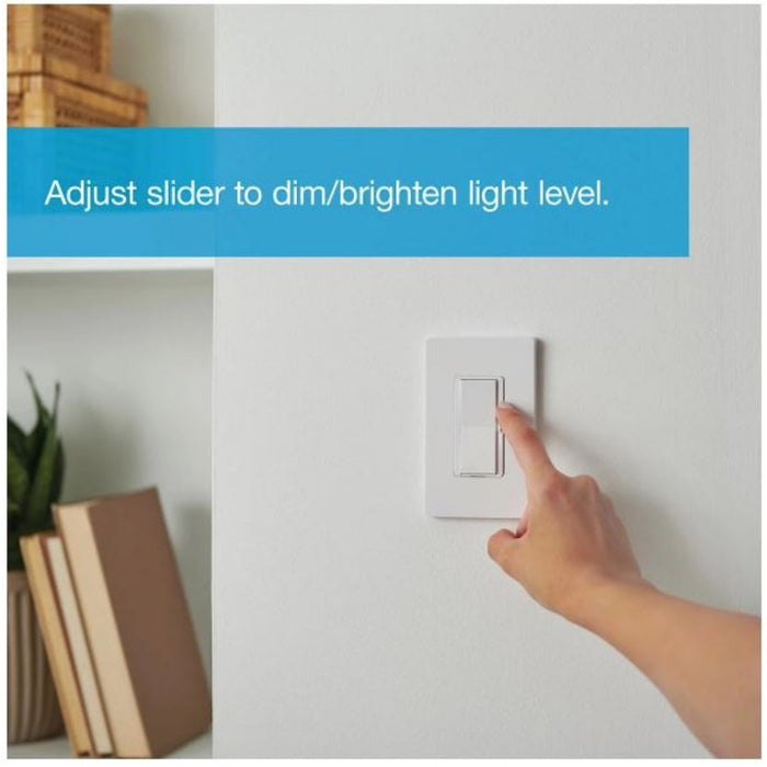 Lutron DVRF-BDG-1D Caseta Smart Home Starter Kit with Dimmer, Remote, and Smart Hub - White