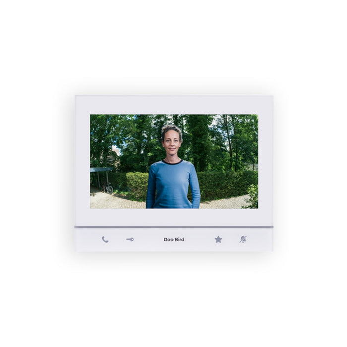 DoorBird A1103 IP Video Indoor Station 7″ Touchscreen Monitor WiFi & PoE Smart Home Intercom Display - White