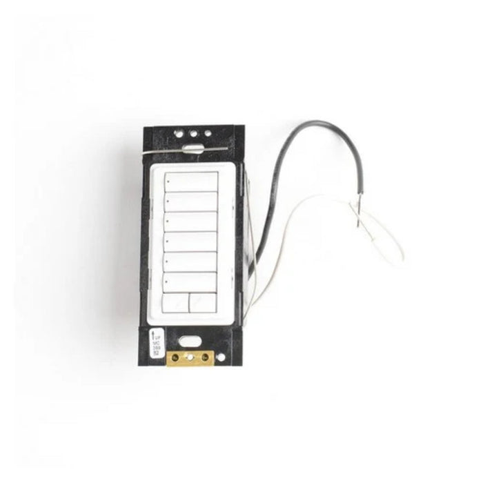 Lutron RRD-W6BRL-WH Radio RA2 White 6 Button Raise/Lower Wall Keypad Dimmer 120V