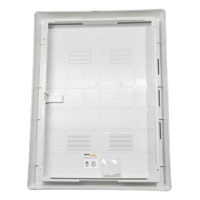 DataComm 80-1521-HEXT 21" Deep Hinged Door - White (Each)