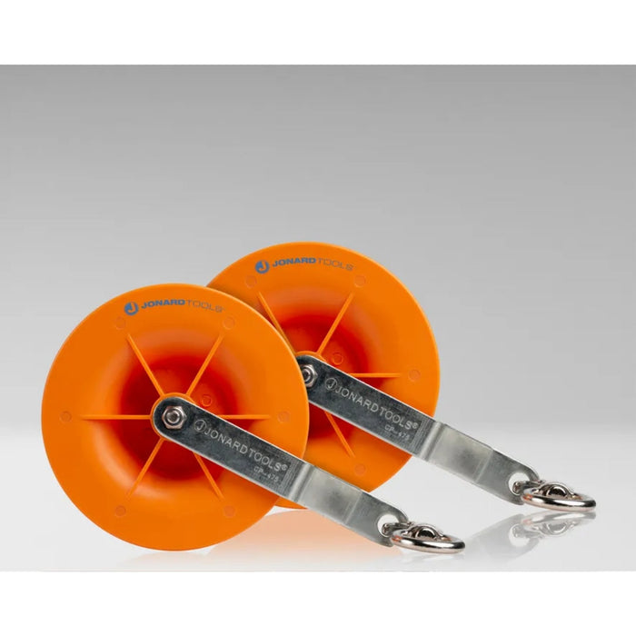 Jonard Tools CP-475 Pulley for Low Voltage Electrical, Network, & COAX Cables (2 pack)