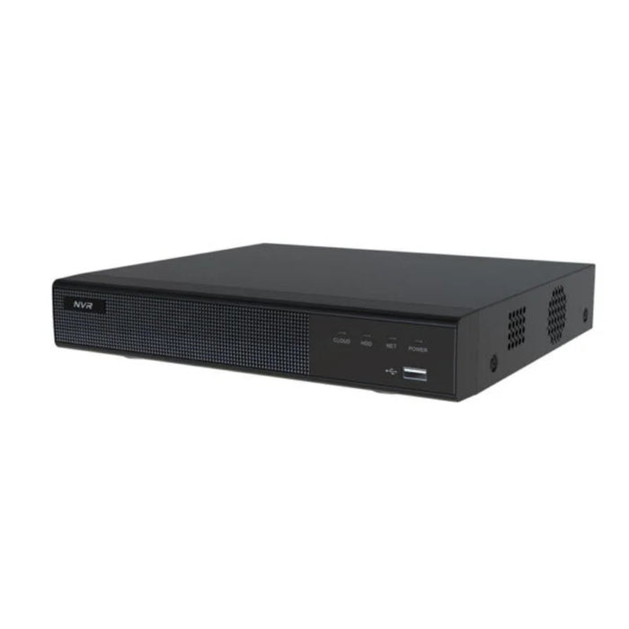9-Channel 12MP NVR 4 PoE Ports 1X SATA Network Video Recorder with AI Management Function