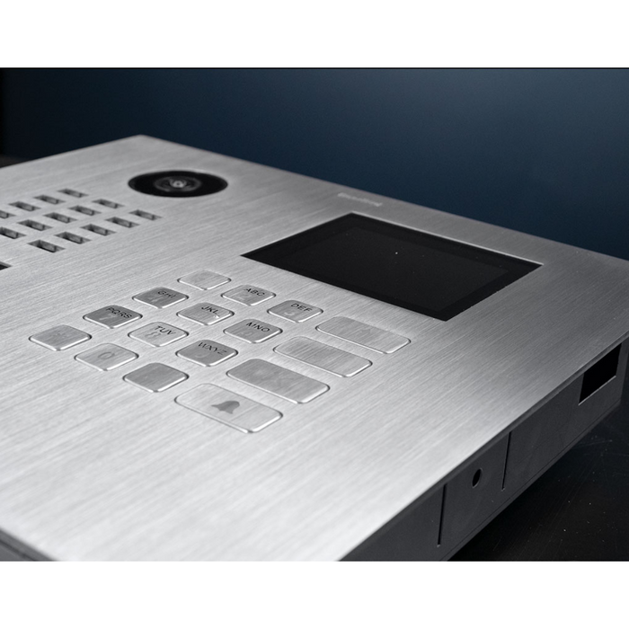 DoorBird D21DKH IP Video Door Station 720p HD 4D Motion Sensor RFID Reader Keypad & Display 2 Relays PoE Night Vision Up to 500 Units - Stainless Steel