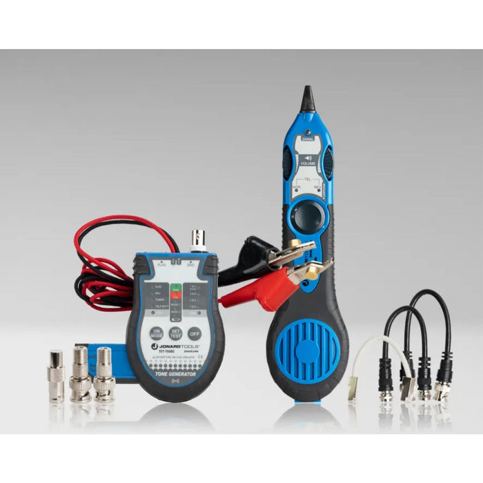 Jonard Tools TETP-901 COAX & Network Cable Tester Tone & Probe Kit+ w/ABN Clips