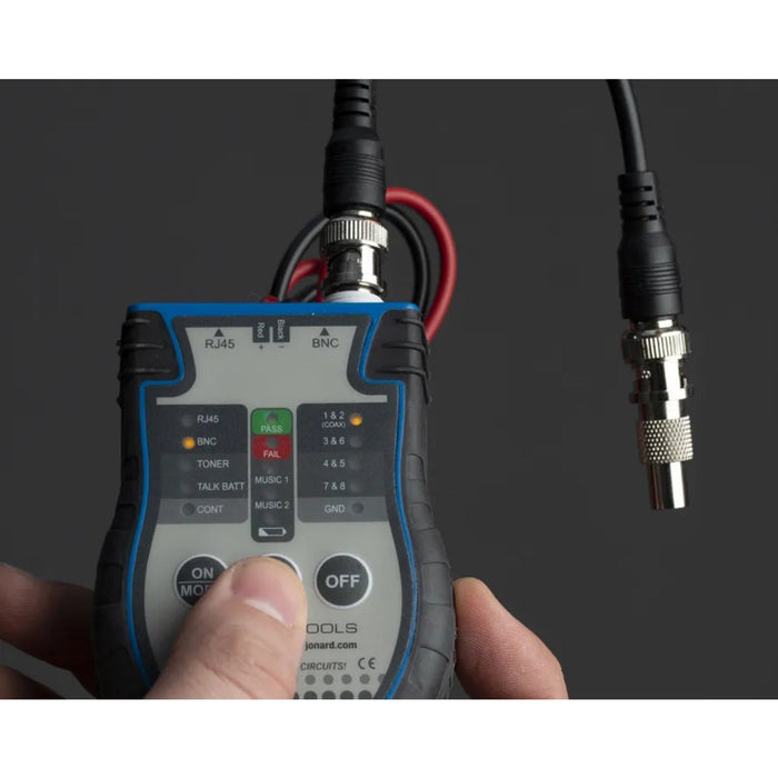 Jonard Tools TETP-901 COAX & Network Cable Tester Tone & Probe Kit+ w/ABN Clips