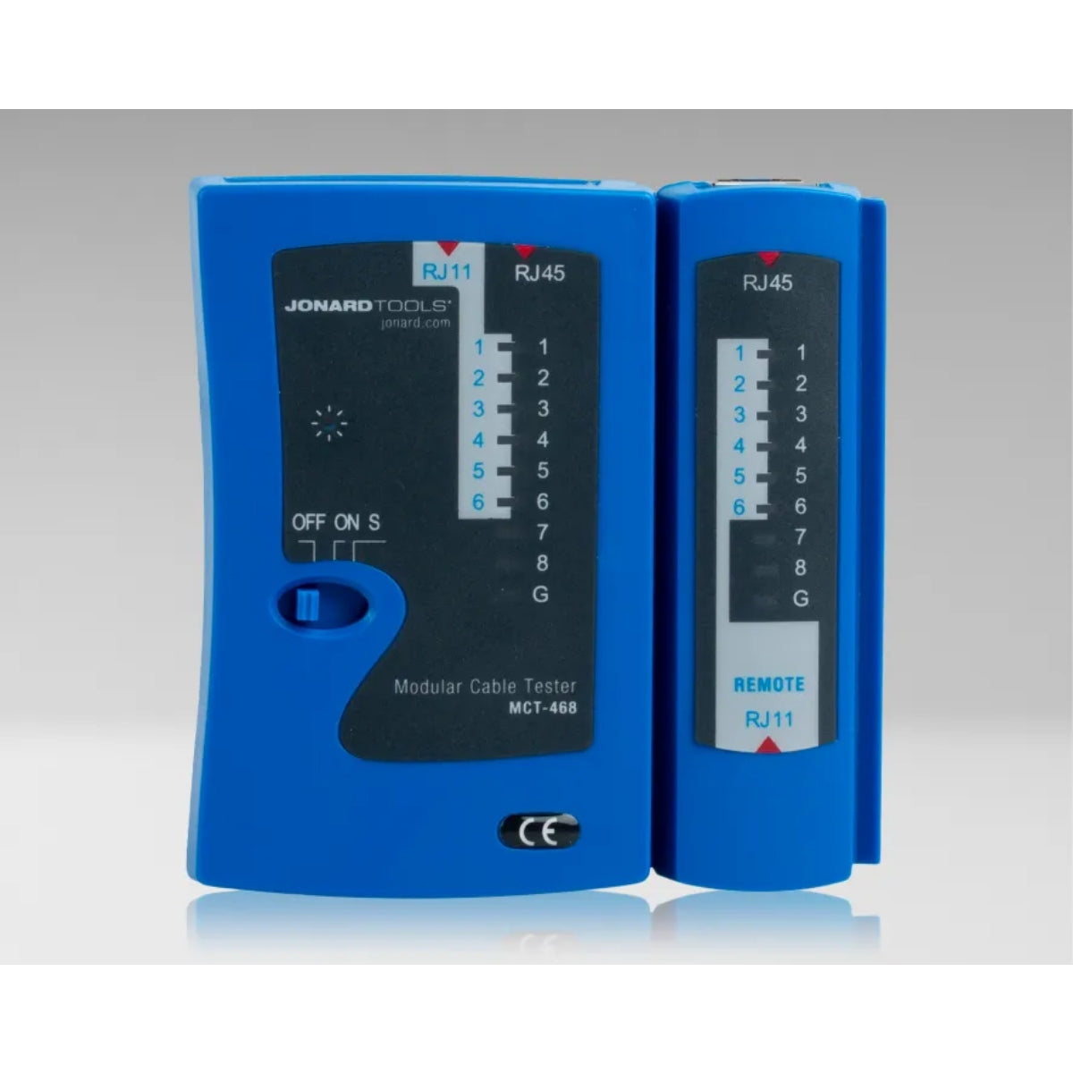 Jonard Tools MCT-468 Modular Cable Tester for RJ45 RJ12 RJ11 Cables ...