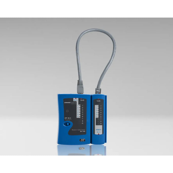 Jonard Tools MCT-468 Modular Cable Tester for RJ45 RJ12 RJ11 Cables