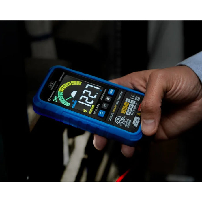 Jonard Tools AMM-600 Automatic Intelligent Digital Multimeter ETL Certified Tests A/C DC Voltage 600V