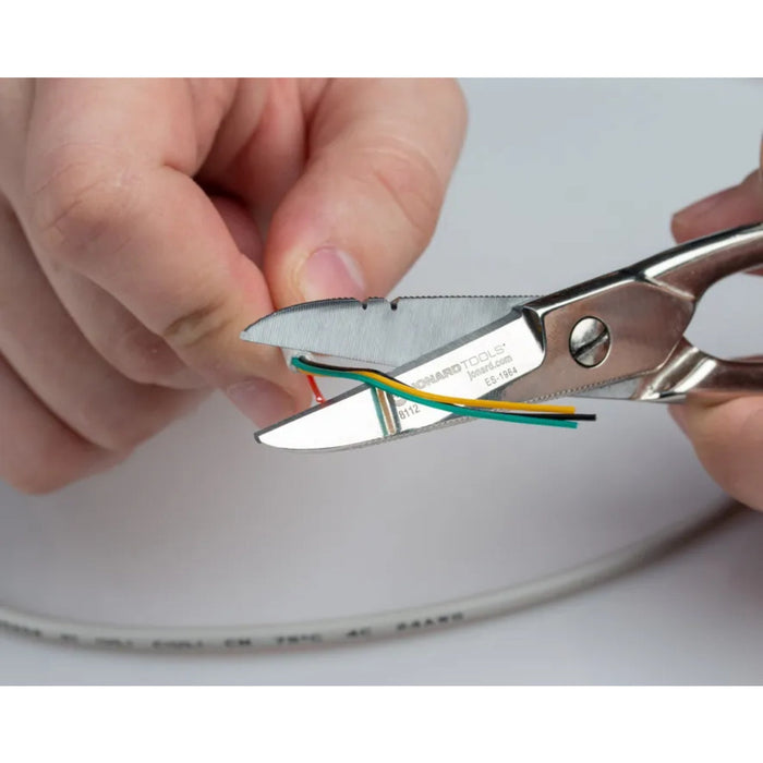 Jonard Tools ES-1964 Nickel-Plated Heavy Duty Electrician's Scissors