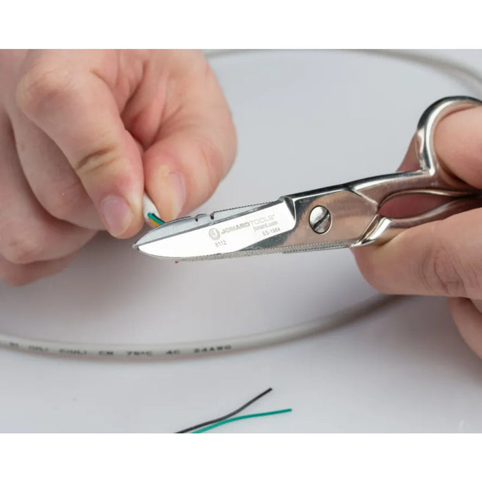 Jonard Tools ES-1964 Nickel-Plated Heavy Duty Electrician's Scissors